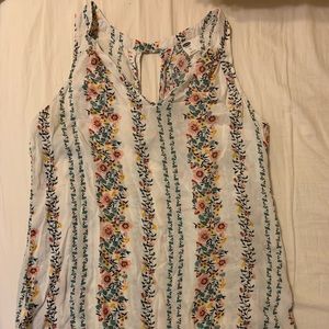 floral tank top